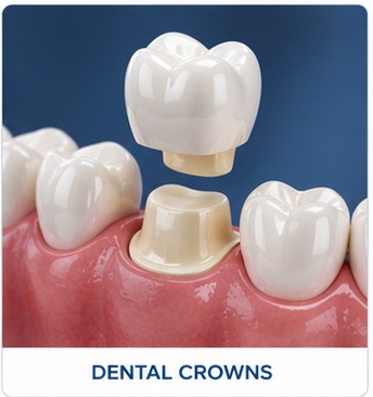 Crowns & Bridges dental treatment illustration